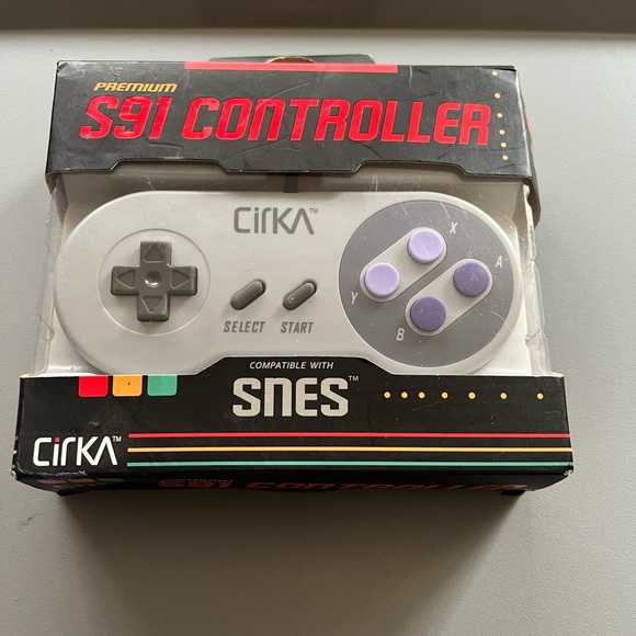 CirKa S91 Premium Controller Classic Retro for Super Nintendo SNES NEW IN BOX - Picture 2 of 4